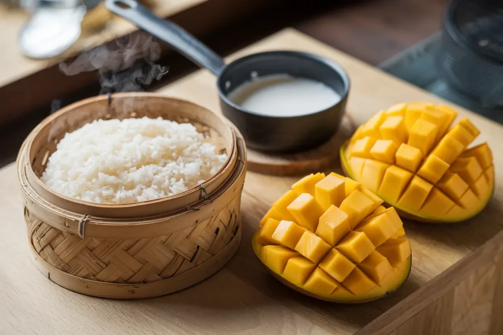 mango sticky rice recipe