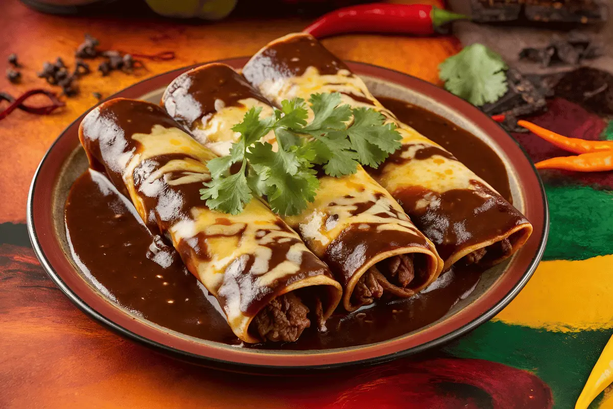 beef enchiladas mole recipe