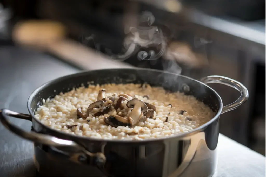 mushroom risotto recipe