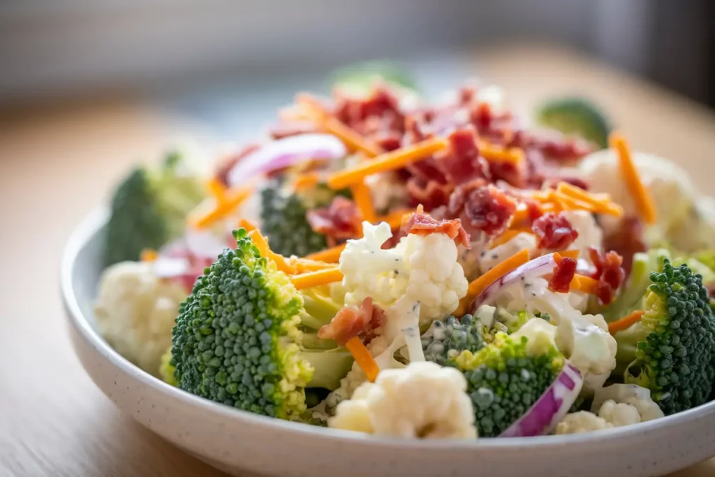 broccoli cauliflower salad recipe