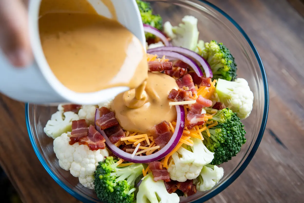 broccoli cauliflower salad recipe