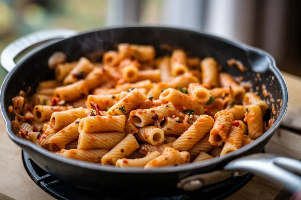 spicy rigatoni