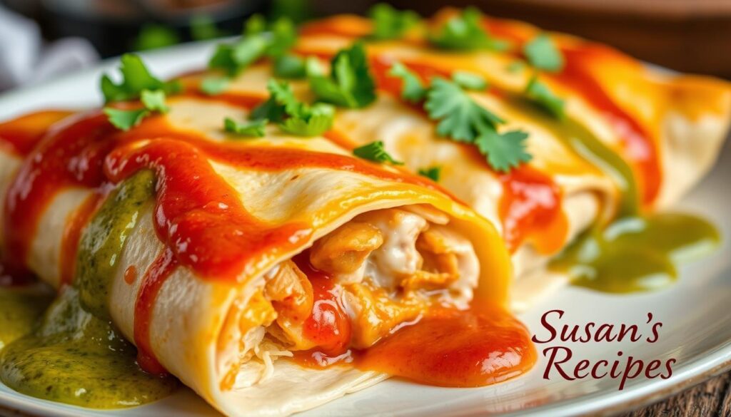 Are chicken enchiladas better with green or red sauce?