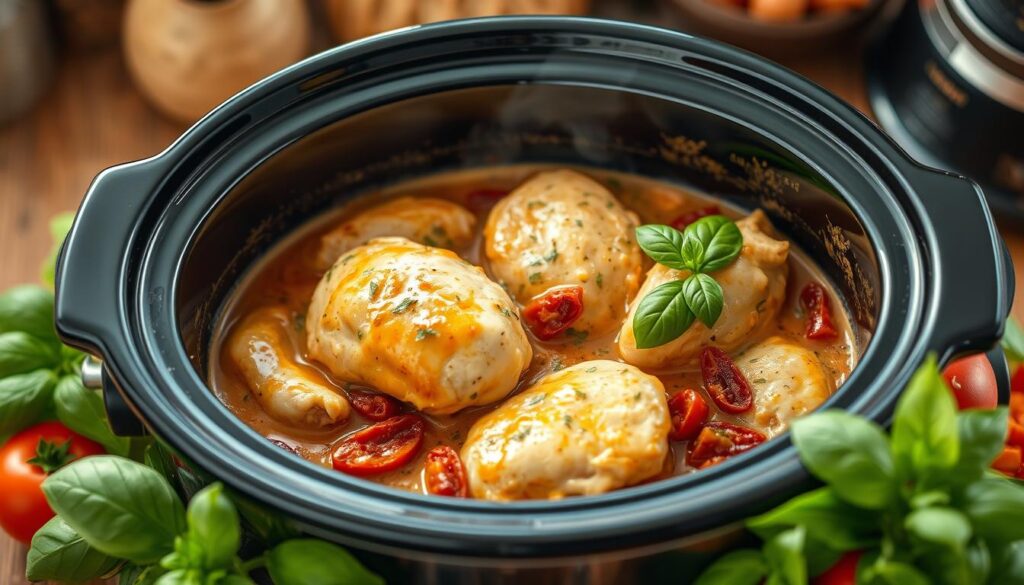 Marry Me Chicken in Crock Pot