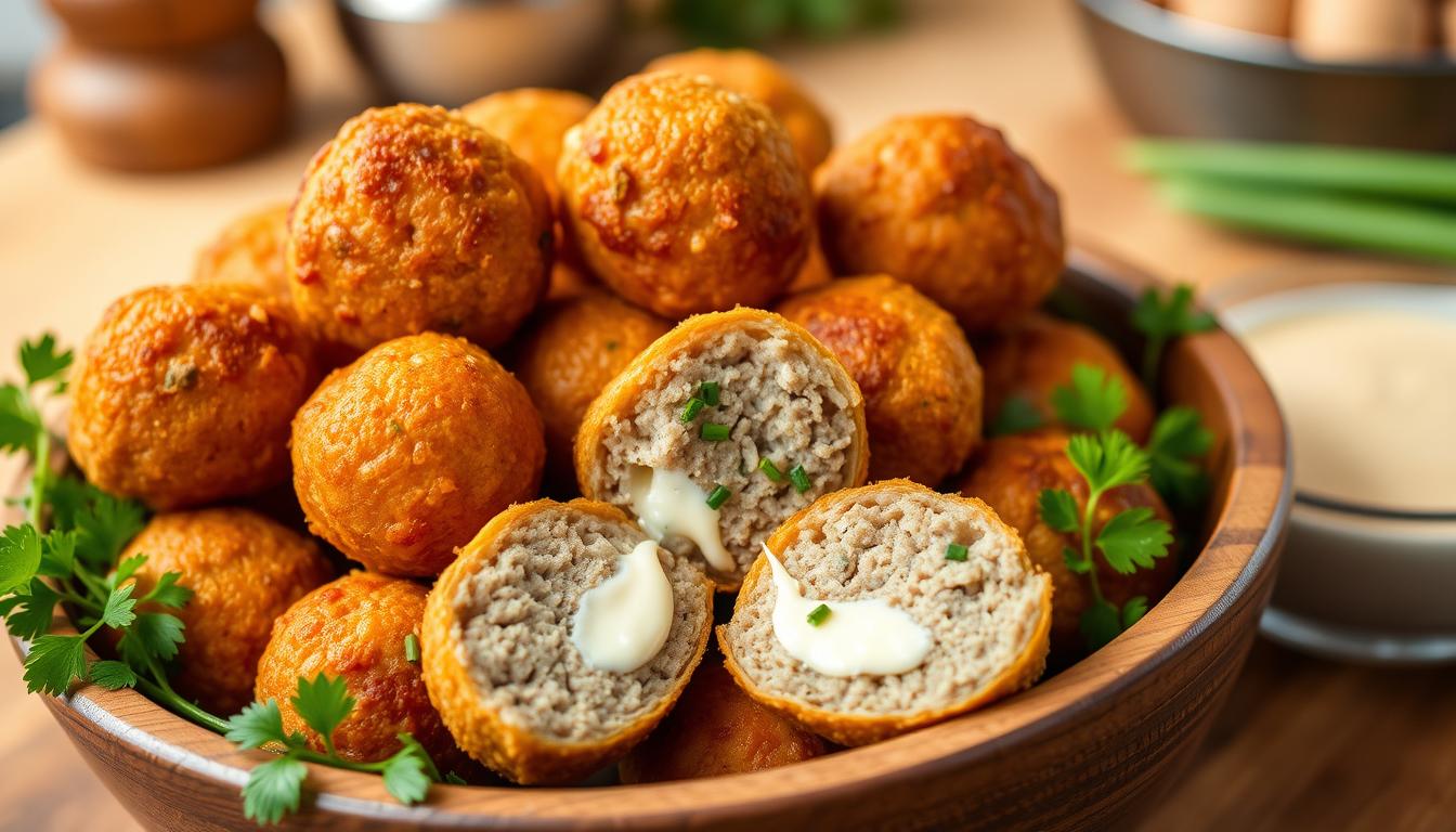 sausage balls with cream cheese