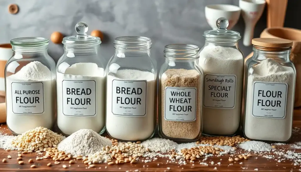 Flour types for sourdough cinnamon rolls