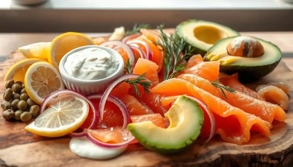 smoked salmon pairings