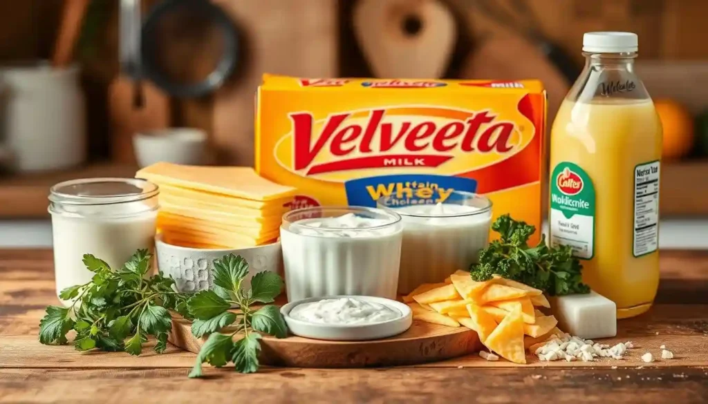 What is Velveeta cheese made out of?