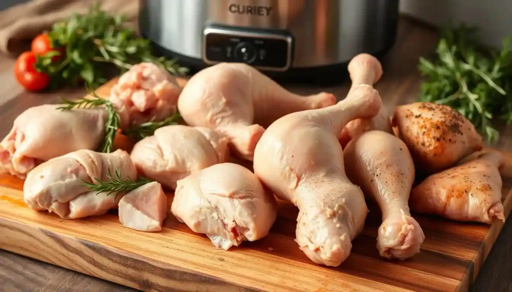 slow cooker chicken cuts